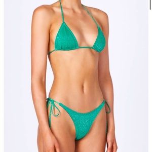 TRIANGL Jaded Sparkle Tie Bikini